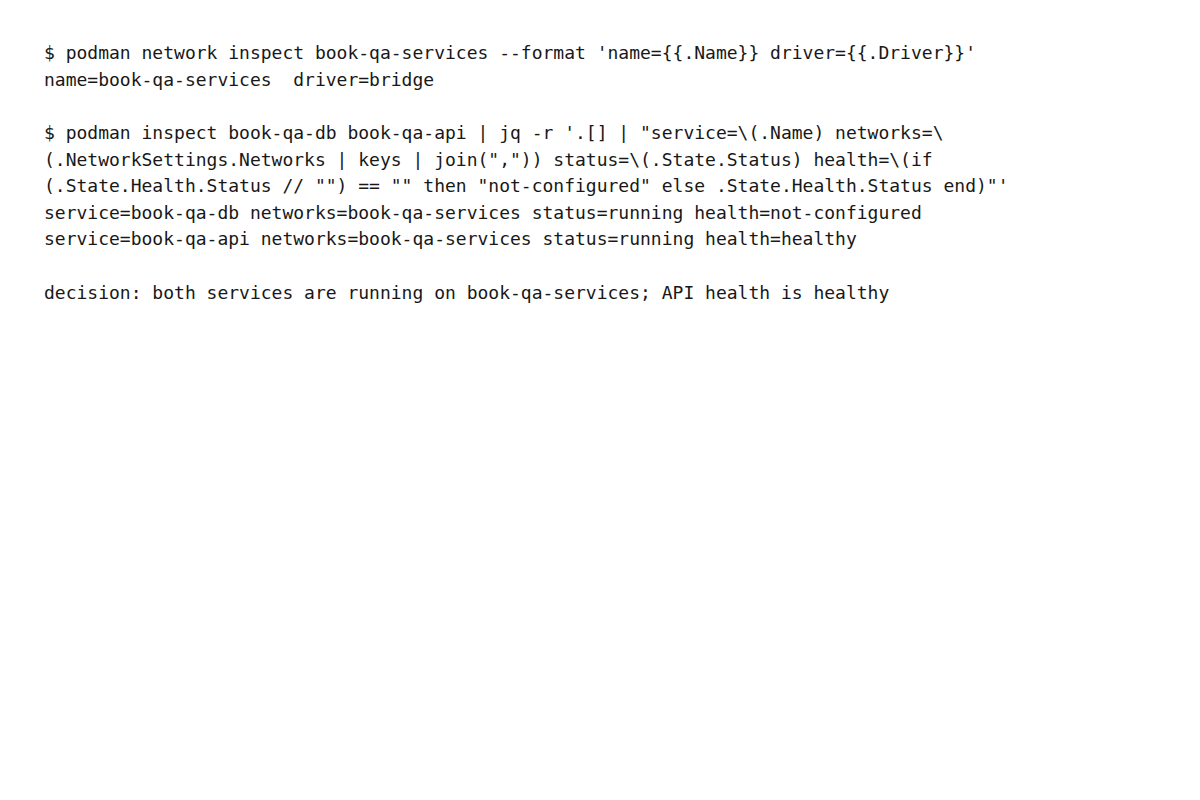 複数serviceのcontainer・network・health対応を判断する出力