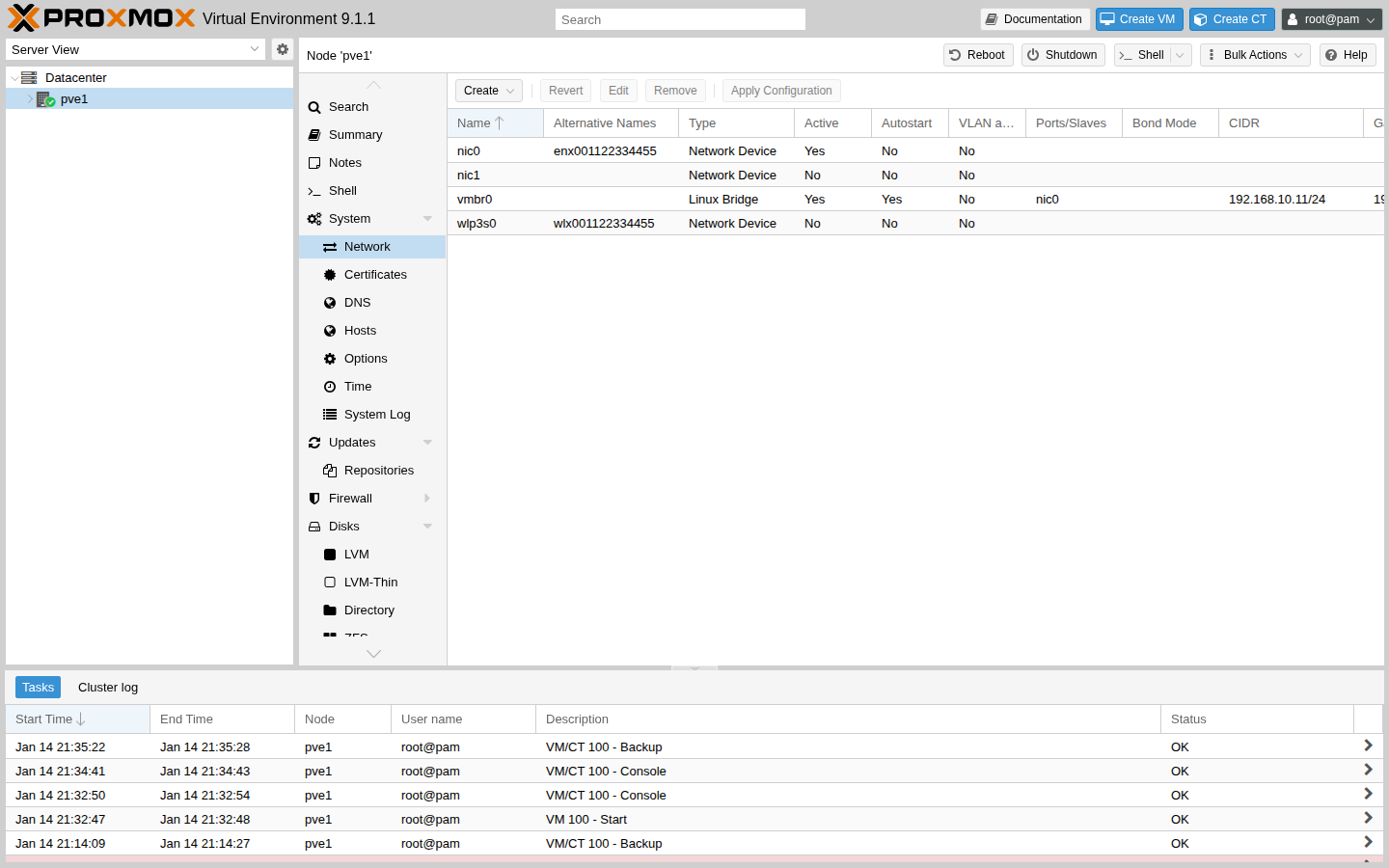 Node -> Network（例）