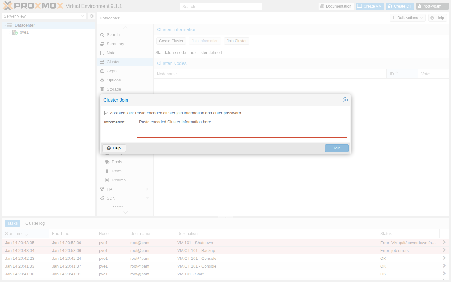Join Cluster（例）